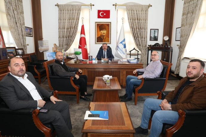 DEVA Partisi Merzifon İlçe Başkanı Belediyemize Ziyarette Bulundu