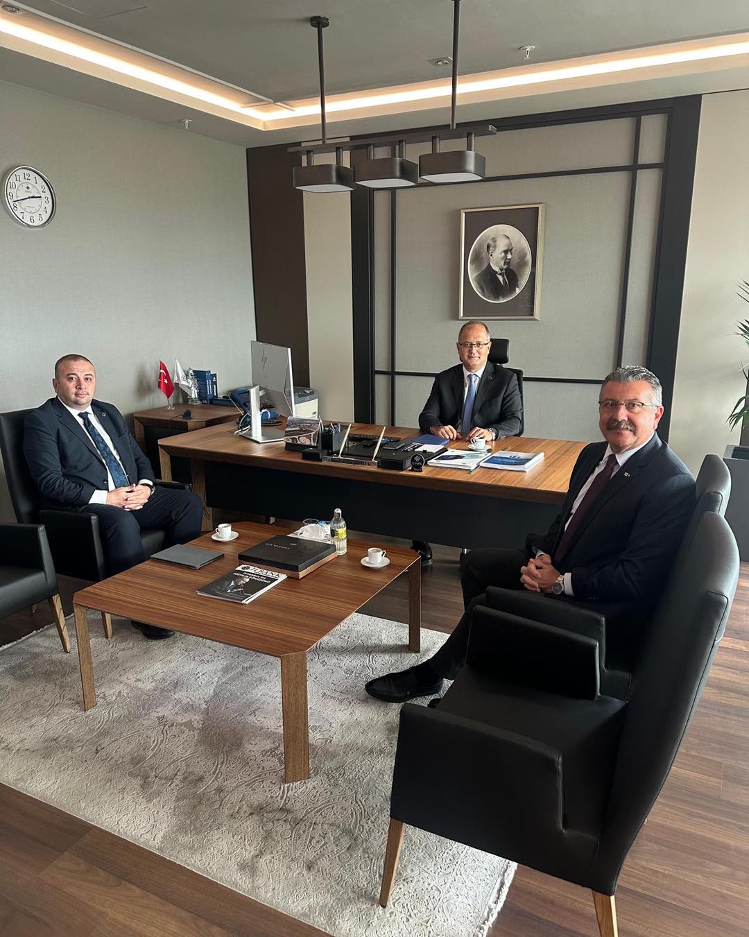 Belediye Başkanımız ve İmar Müdürümüz, Ahmet Avşar Şimşek’e Ziyarette Bulundular