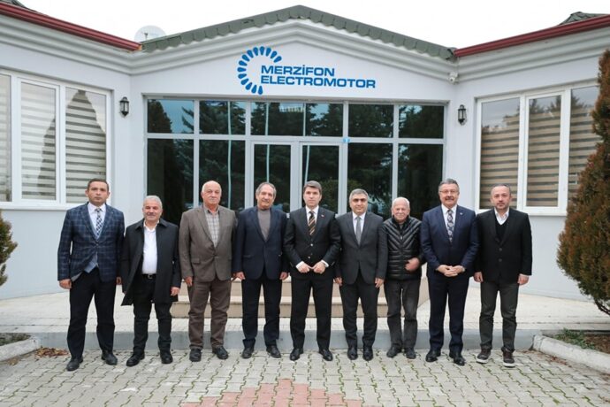 Belediye Başkanımız, Silverline ve Merzifon Electromotor Fabrikalarına Ziyarette Bulundu