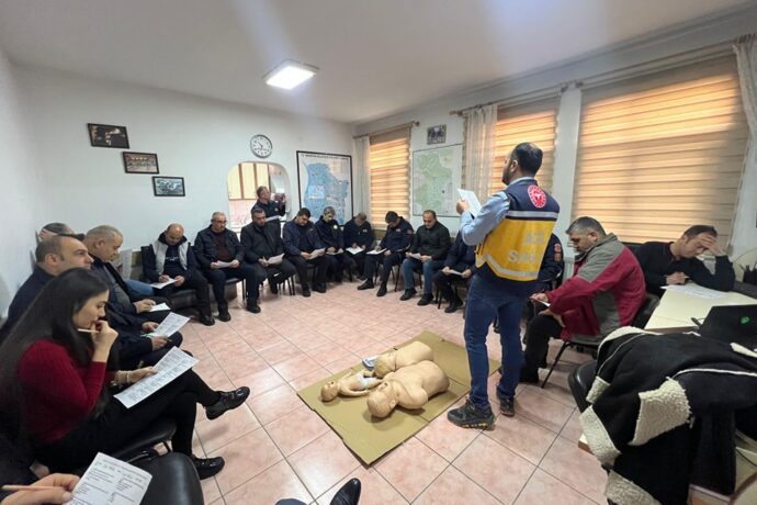 Afet İşleri ve İtfaiye Müdürlüğümüze İleri Seviye İlk Yardım Eğitimi