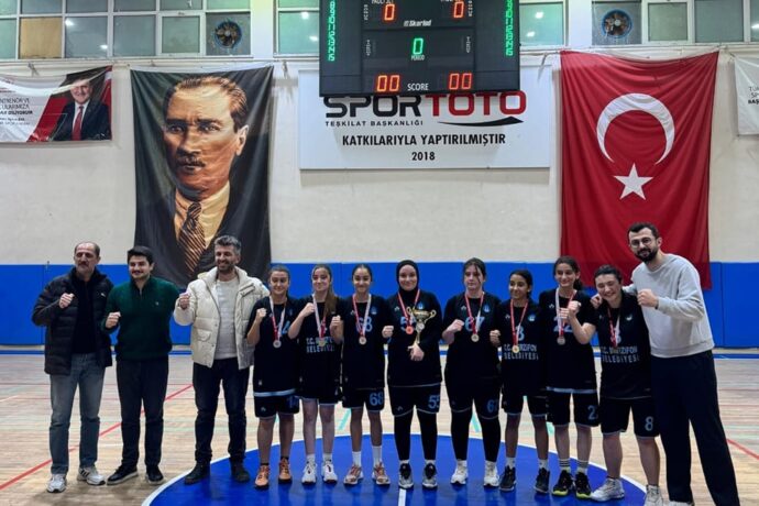 U14 Kız Basketbol Takımımız İl Birincisi Oldu