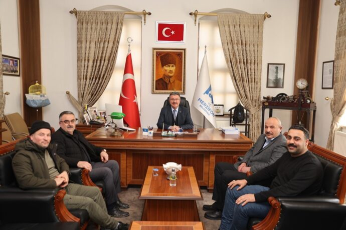 Merzifon Taşıyıcılar Kooperatifi Belediyemize Ziyarette Bulundu