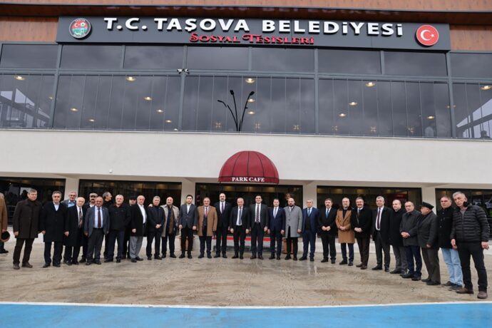 Belediye Başkanımız ve Başkan Yardımcımız, Taşova Belediyesi Sosyal Tesisleri’nin Açılış Törenine Katıldılar
