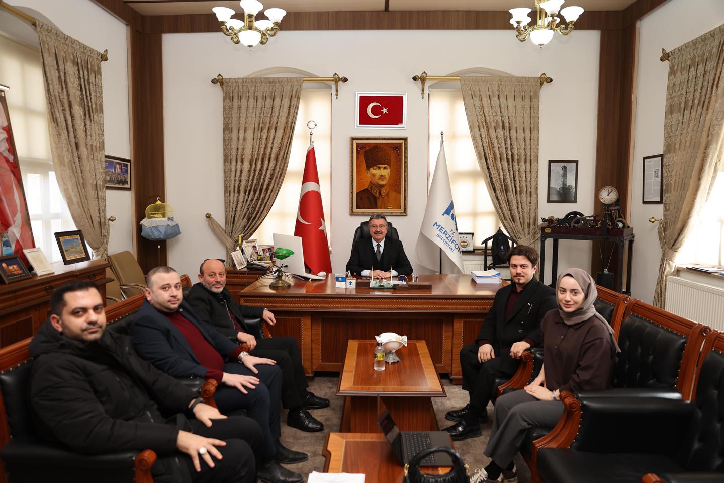 Muammer Fetvacı, Kıymetli Evladı ve Damadı ile Birlikte Belediyemize Ziyarette Bulundular