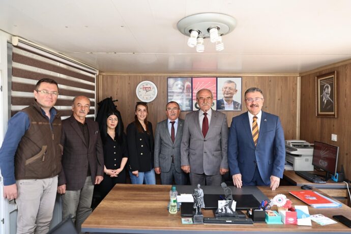Belediye Başkanımız, CHP Hamamözü İlçe Başkanına Ziyarette Bulundu