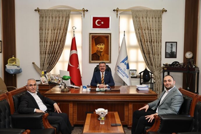 Sn. Kazım Tekin ve Eren Atay’dan Belediyemize Ziyaret