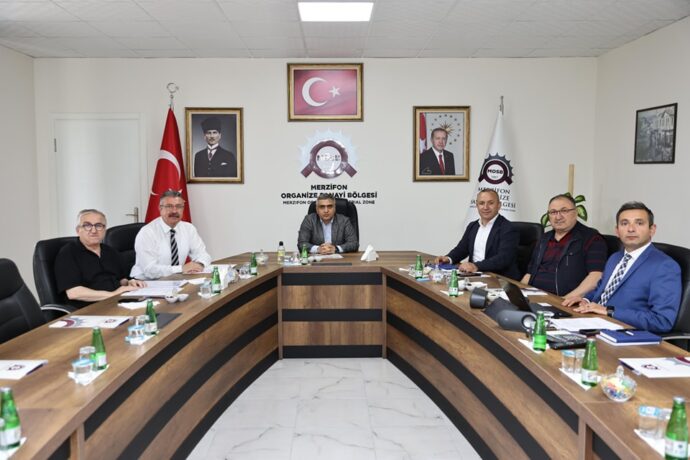 Belediye Başkanımız, Merzifon OSB Yönetim Kurulu Toplantısına Katıldı
