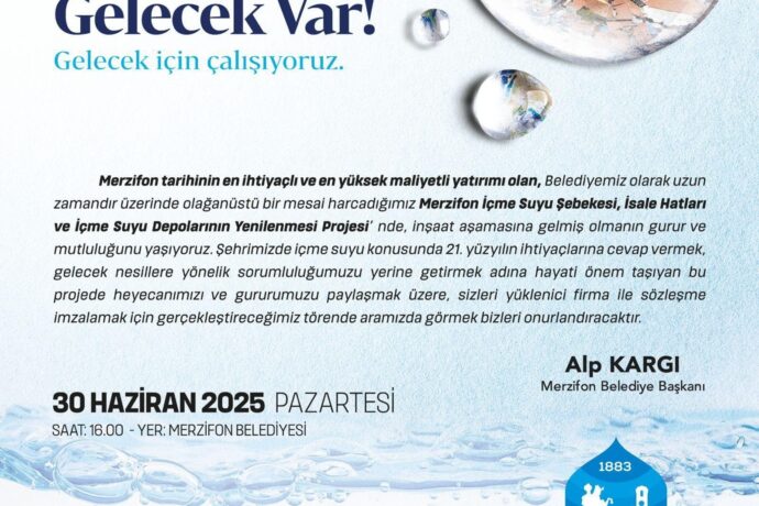 Merzifon Tarihinin En İhtiyaçlı ve En Yüksek Maliyetli Projesine İmza Atacağız