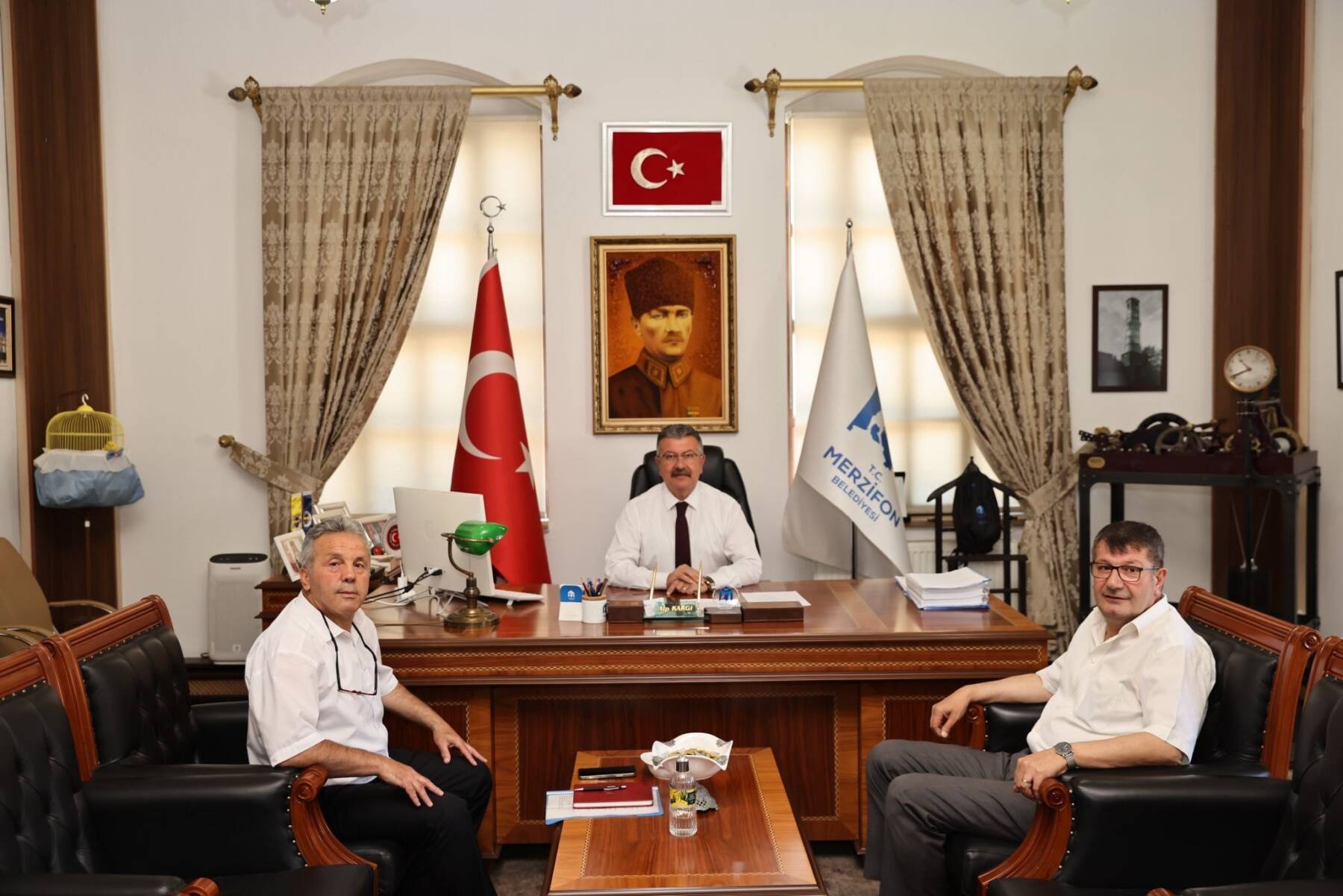 Merzifon Aşevi Yönetiminden Belediyemize Ziyaret