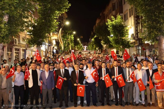 Belediye Başkanımız, Demokrasi Yürüyüşü’ne ve 15 Temmuz Programı’na Katıldı