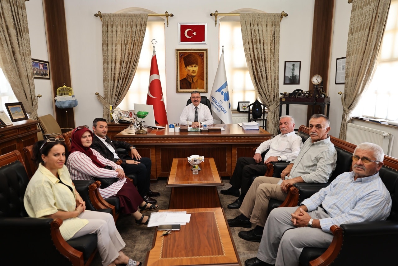 Merzifon Çerkes Kültür Derneği’nden Belediyemize Ziyaret