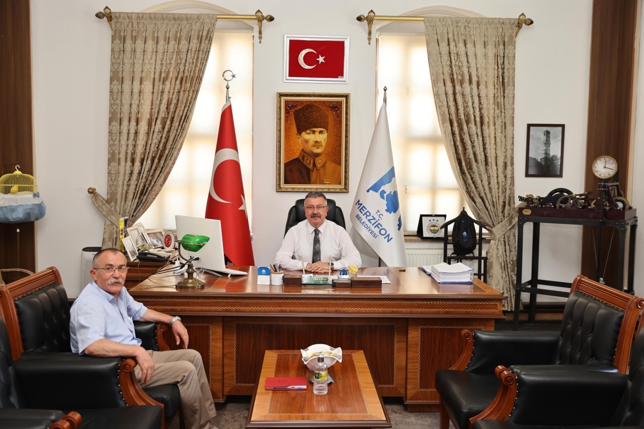 CHP Merzifon İlçe Başkanından Belediyemize Ziyaret