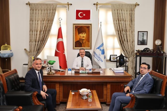 Halk Bankası Müdürü Belediyemize Ziyarette Bulundu