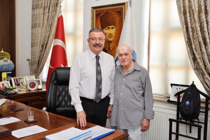 Ruhi Özcan ve Kıymetli Evladı Belediyemize Ziyarette Bulundular