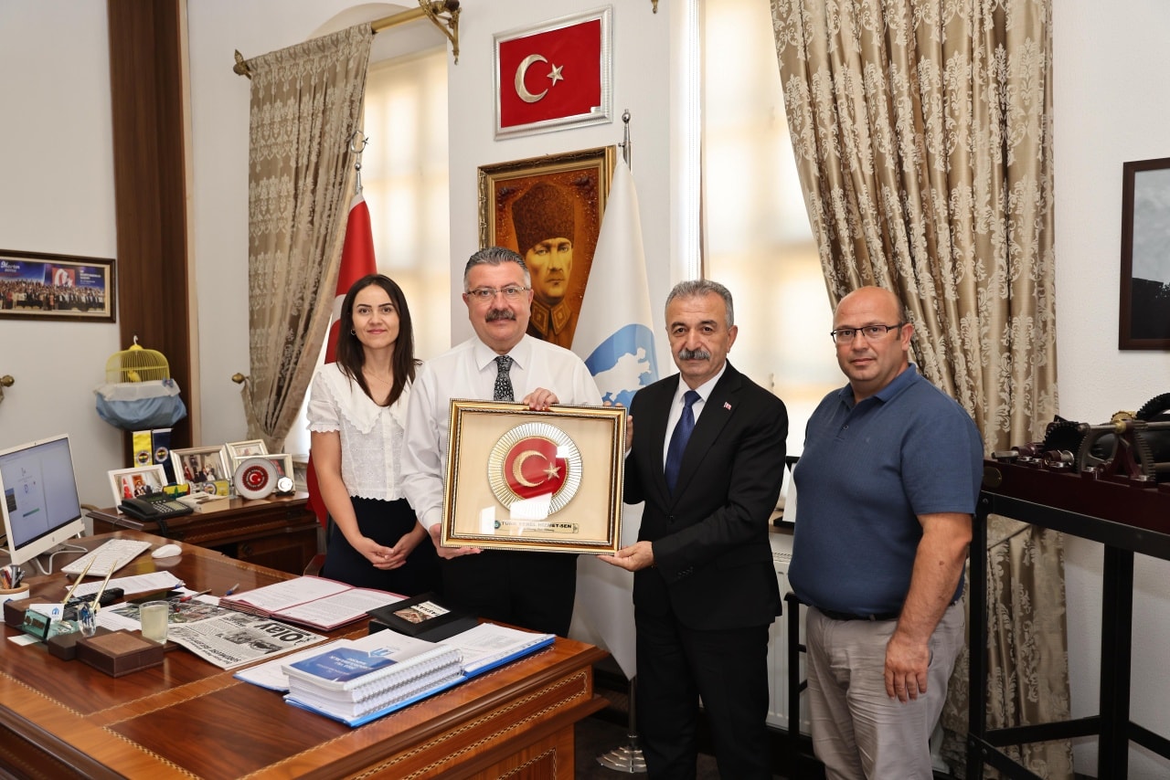 Türk Yerel Hizmet Sen Genel Başkanından Belediyemize Ziyaret