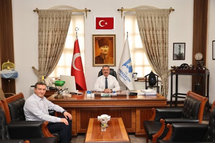 Merzifon Sosyal Güvenlik Kurumu’nun Yeni Müdürü Sadettin YILDIRIM’ın Ziyareti