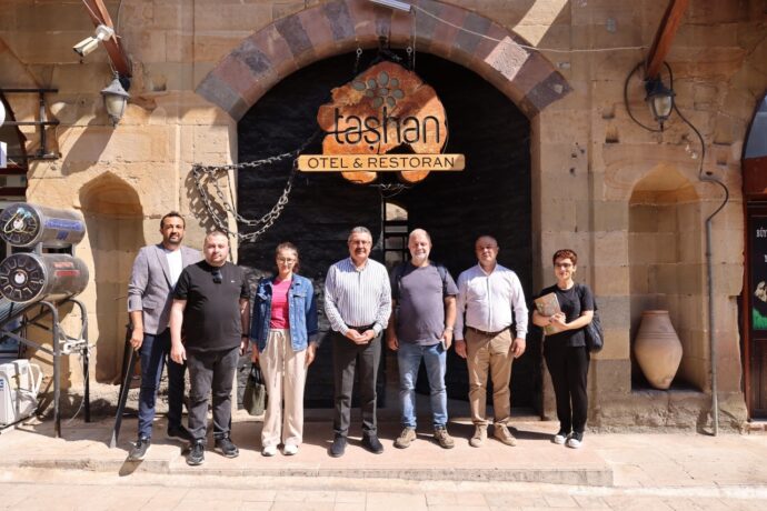 Mimar Ömer Yılmaz, Taşhan Projemizle İlgili Şehrimize Ziyarette Bulundu