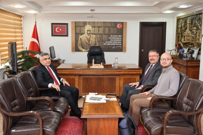 Belediye Başkanımız, Kaymakamımız Sn. Ahmet Karaaslan’a Ziyarette Bulundu