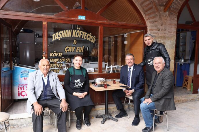 Belediye Başkanımız, Kıymetli Esnaflarımıza Ziyarette Bulundu