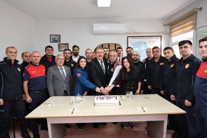 Belediye Başkanımız, İtfaiyecilik Haftasını Kutladı
