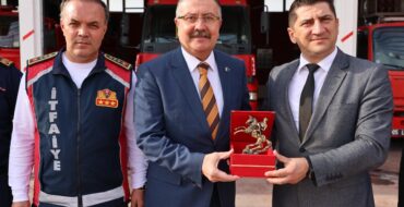Samsun Büyükşehir Belediyesi’nden İtfaiye Müdürlüğümüze Ziyaret