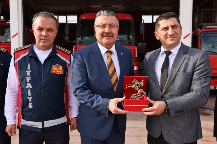 Samsun Büyükşehir Belediyesi’nden İtfaiye Müdürlüğümüze Ziyaret
