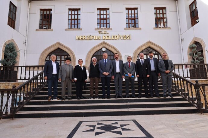 CHP Amasya Merkez İlçe Başkanı ve Yönetimi Belediyemize Ziyarette Bulundu