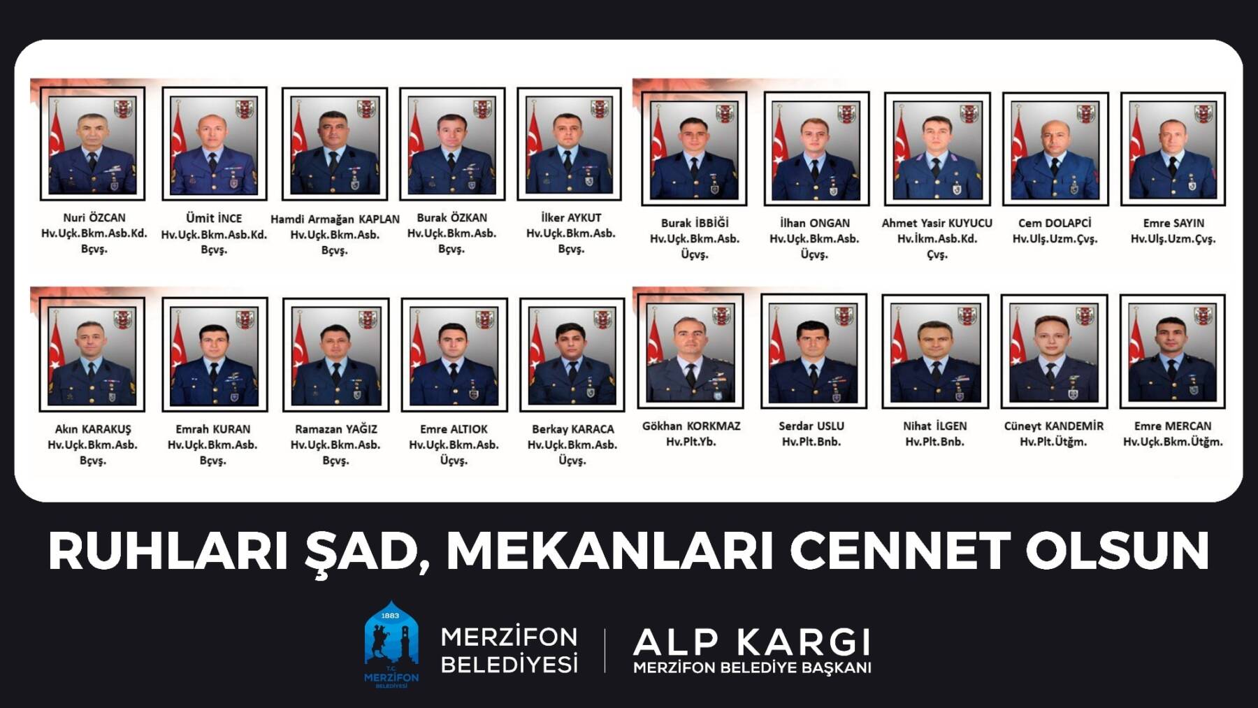 Ruhları Şad, Mekanları Cennet Olsun