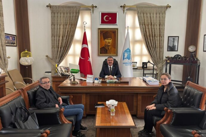 Merzifon Bilgi Gazetesi’nden Belediyemize Ziyaret