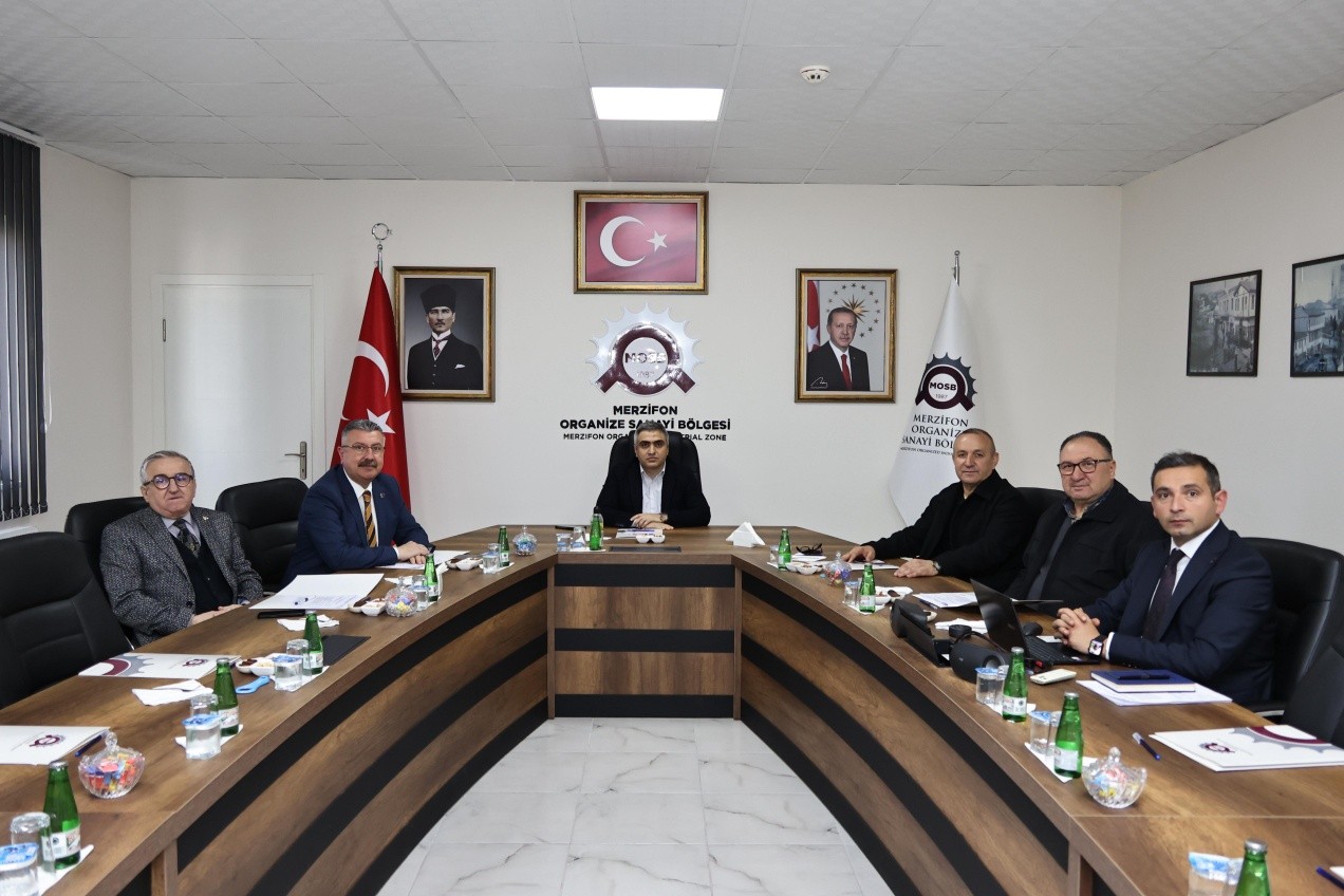 Belediye Başkanımız, Merzifon OSB Yönetim Kurulu Toplantısına Katıldı