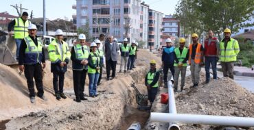 Belediye Başkanımız, İçme Suyu Projemizin Yapım Çalışmalarını İnceledi