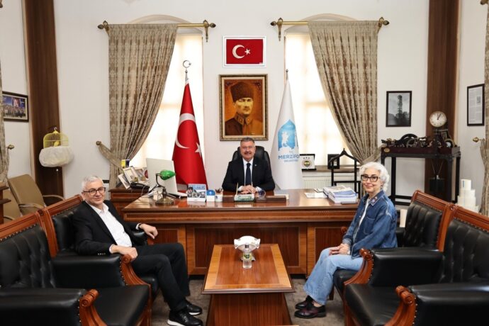 Sn. Mehmet Perçin ve Eşi Belediyemize Ziyarette Bulundular