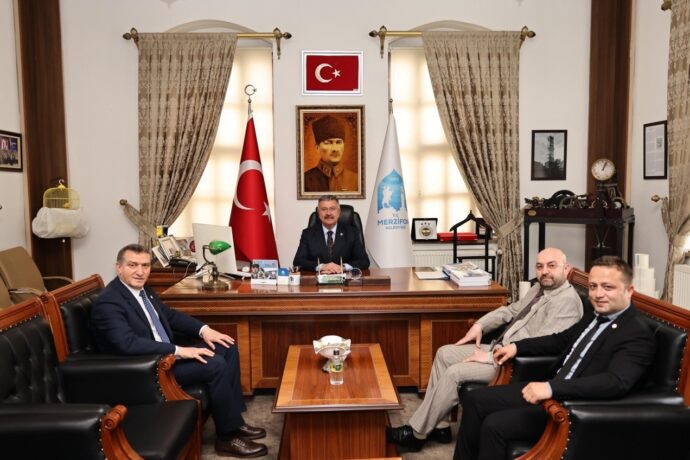 Merzifon SGK Müdürlüğünden Belediyemize Ziyaret
