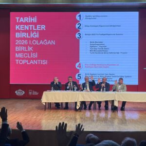 Belediye Başkanımız, Tarihi Kentler Birliği Toplantısına Başkanlık Yaptı