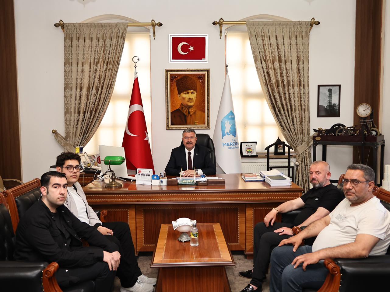 Kıymetli Hemşehrilerimizi Belediyemizde Ağırladık