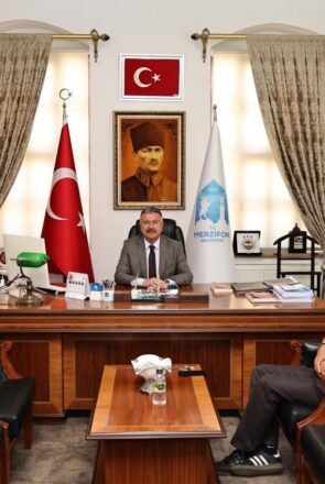 Merzifon Olay Gazetesi’nden Belediyemize Ziyaret