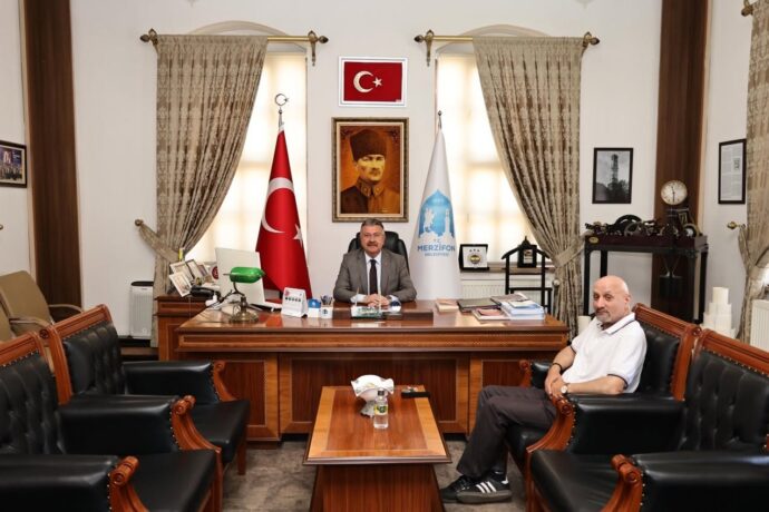 Merzifon Olay Gazetesi’nden Belediyemize Ziyaret