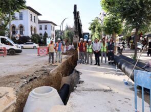 Cumhuriyet Caddesi Yağmur Suyu Toplama Kanalı Projemiz Tüm Hızıyla Devam Ediyor