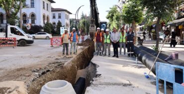 Cumhuriyet Caddesi Yağmur Suyu Toplama Kanalı Projemiz Tüm Hızıyla Devam Ediyor