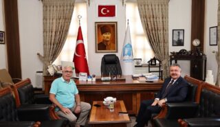 Prof. Dr. A. Haluk Özen, Belediyemize Ziyarette Bulundu