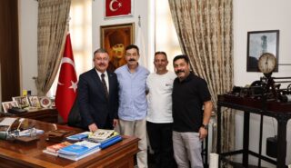 Ali Temiz, Ömer Çelik ve Evren Ön, Belediyemize Ziyarette Bulundular