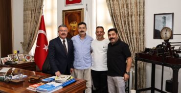 Ali Temiz, Ömer Çelik ve Evren Ön, Belediyemize Ziyarette Bulundular